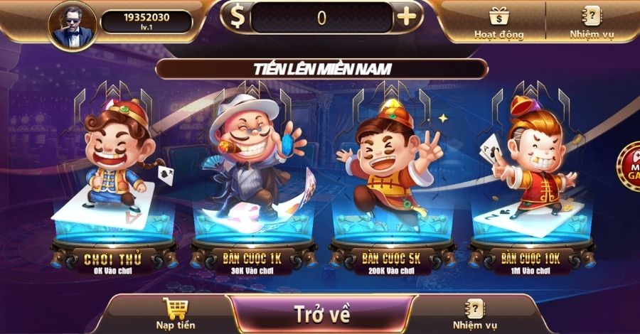hệ thống chơi đa dạng với nhiều cấp độ