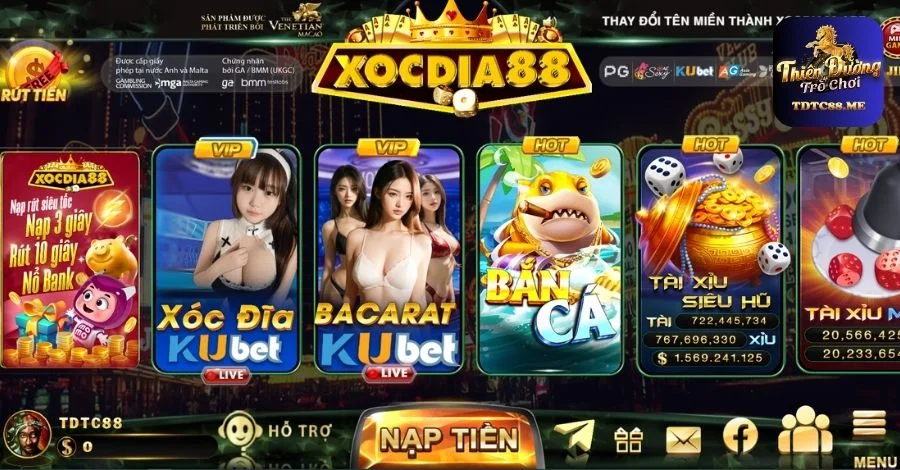 Tải game xocdia88 APK